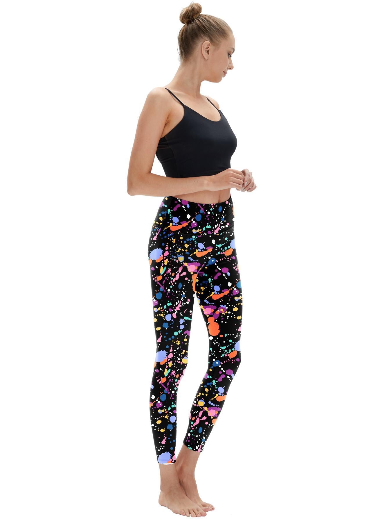 Tummy-control high waist yoga pants with pockets