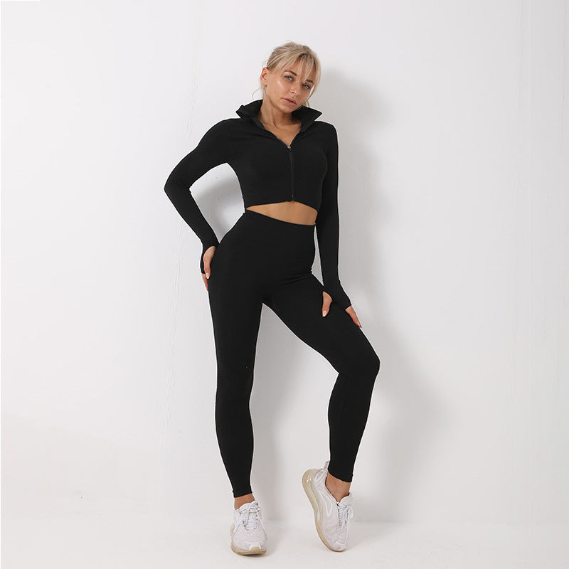 Women's 3PCS Seamless Yoga Set | Gym Outfit & Tracksuit