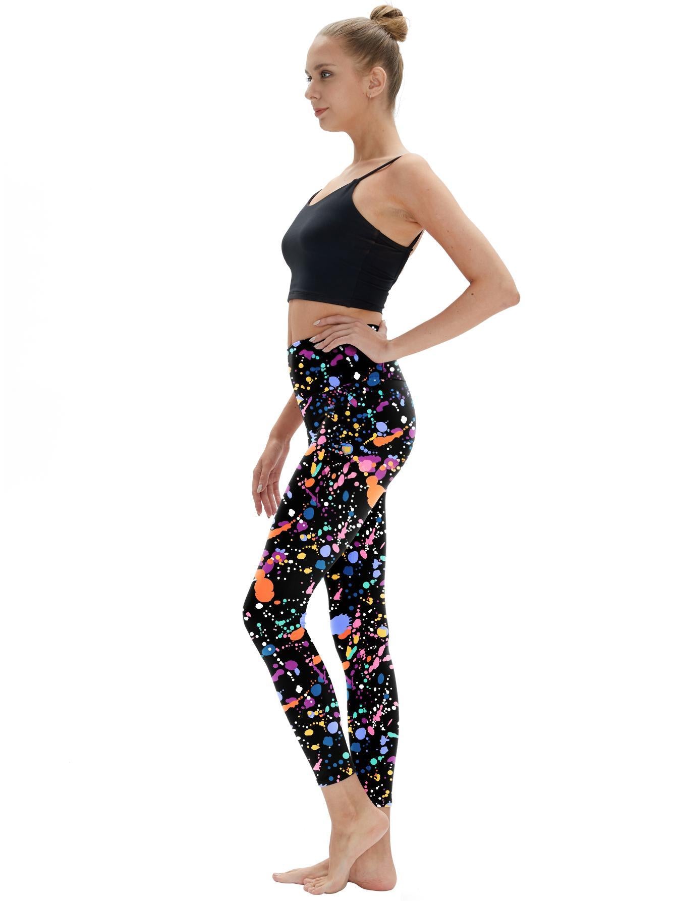 Tummy-control high waist yoga pants with pockets