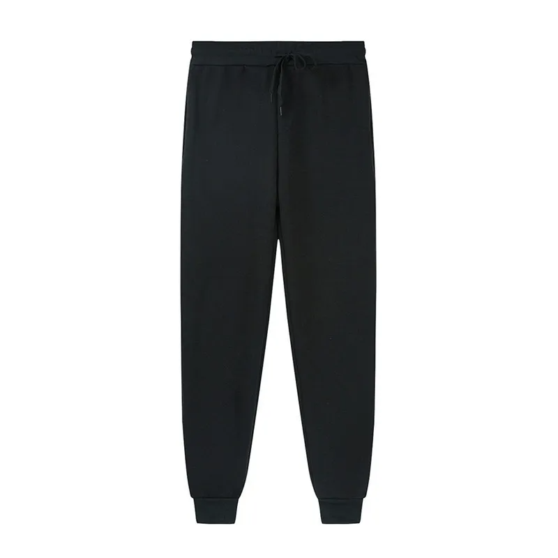 Wholesale Men's Fleece Hoodies Sets Casual Basic Solid Color Long Sleeve Pants