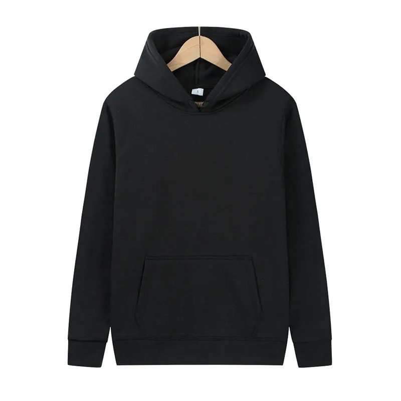 Wholesale Men's Fleece Hoodies Sets Casual Basic Solid Color Long Sleeve Pants