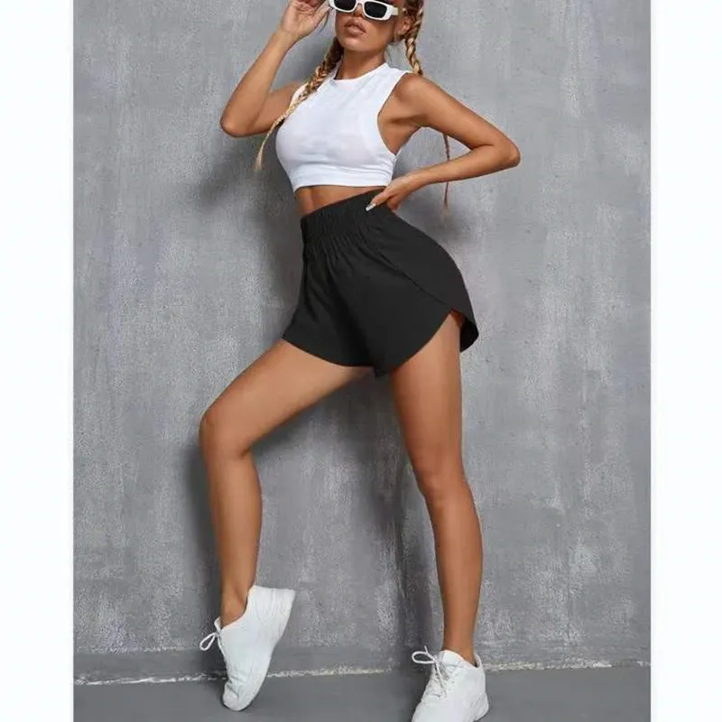 Wholesale Women’s High Waist Loose Fit Summer Sports Shorts – Casual & Comfy