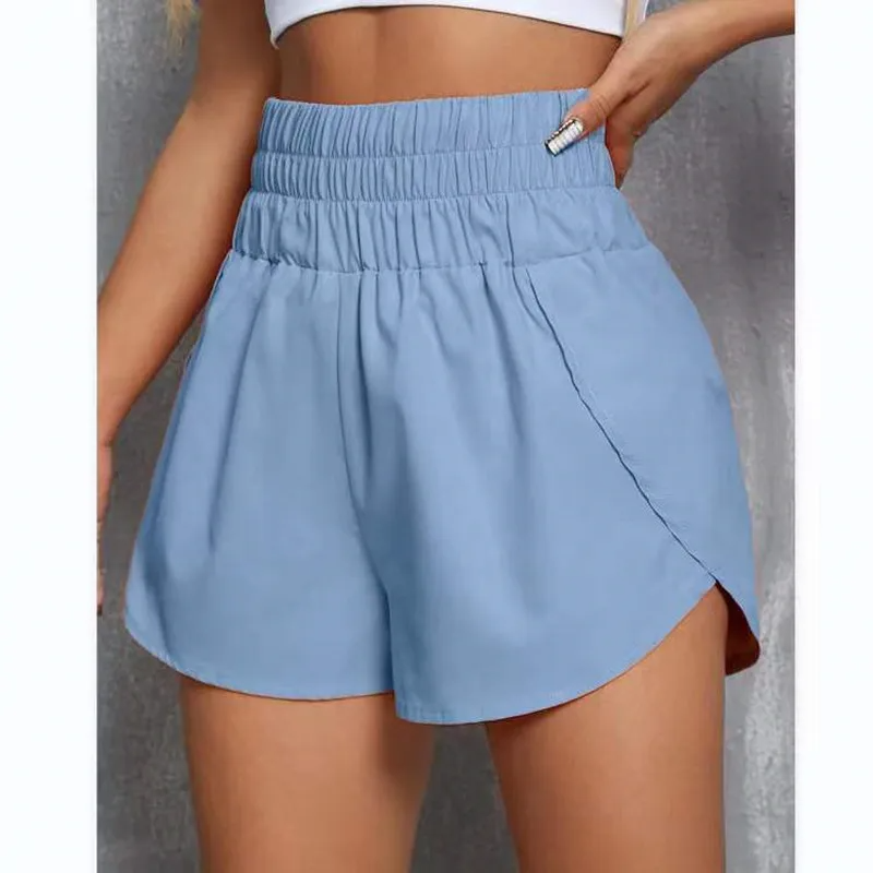 Wholesale Women’s High Waist Loose Fit Summer Sports Shorts – Casual & Comfy