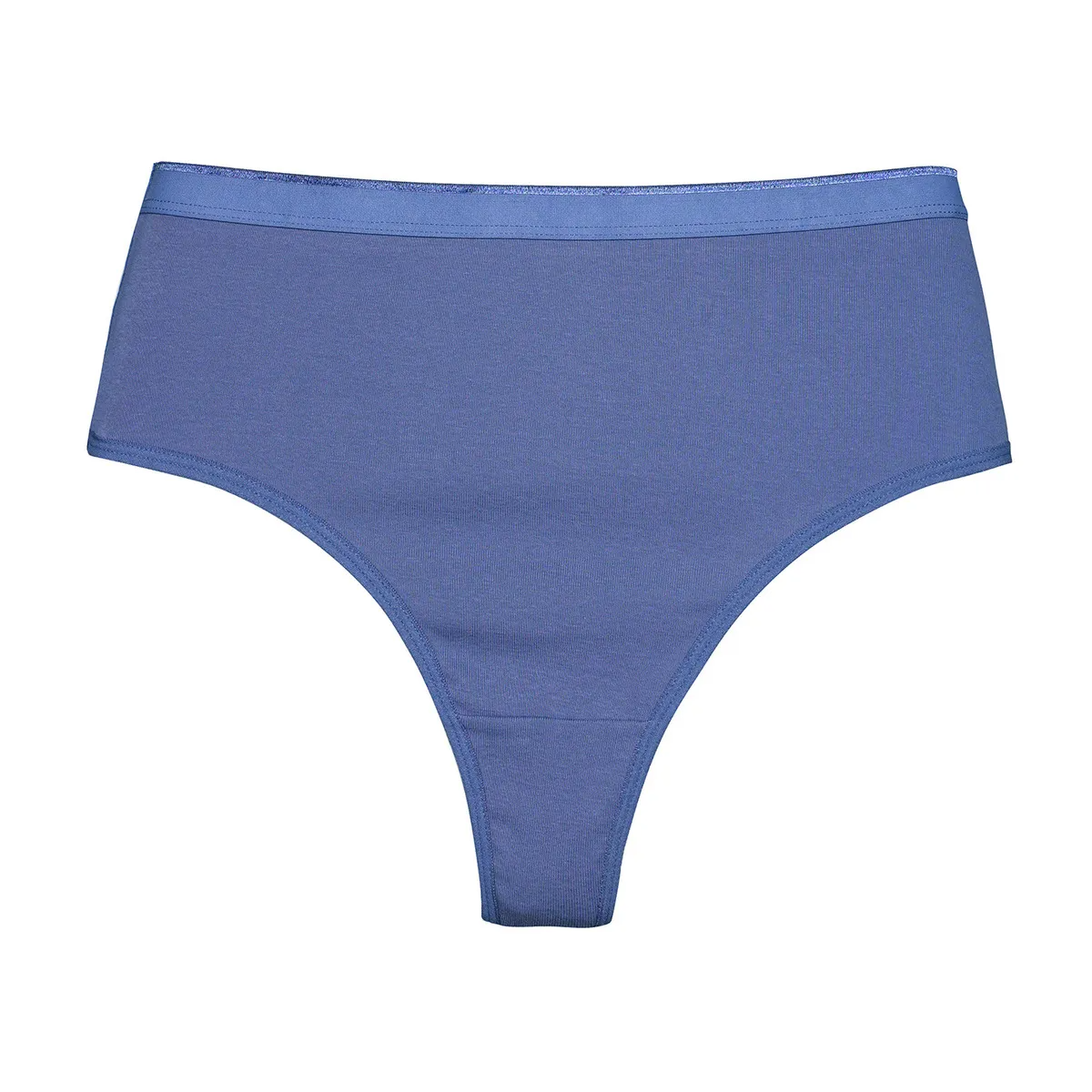 Sexy High Waist Solid Color Thong Women