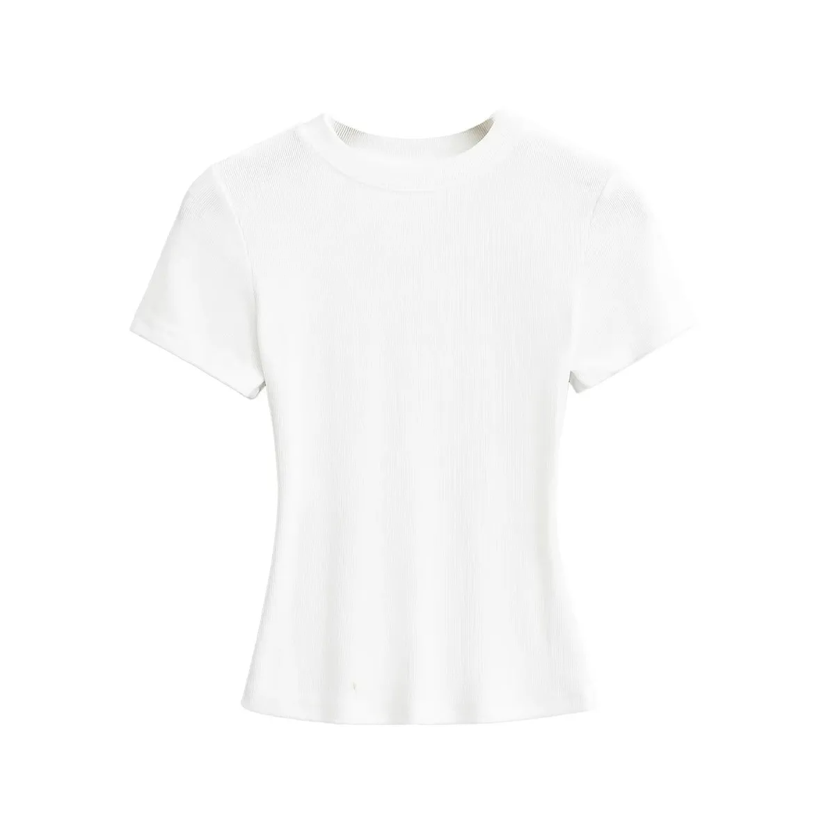 Wholesale Women Short Sleeve T-Shirt – Casual Fit Solid Color