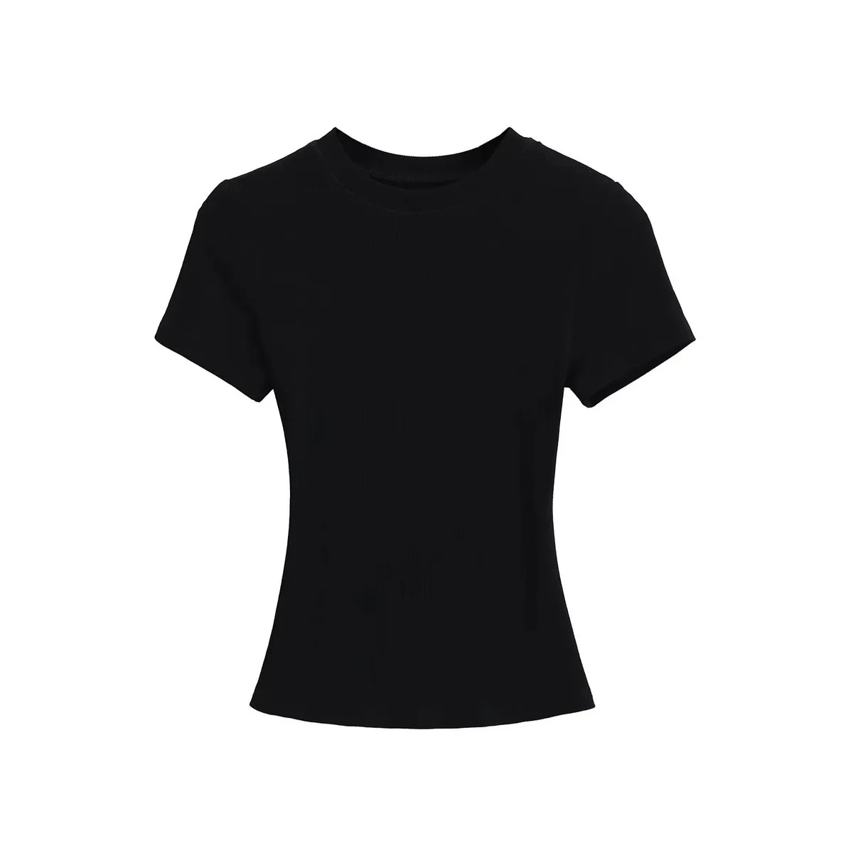 Wholesale Women Short Sleeve T-Shirt – Casual Fit Solid Color