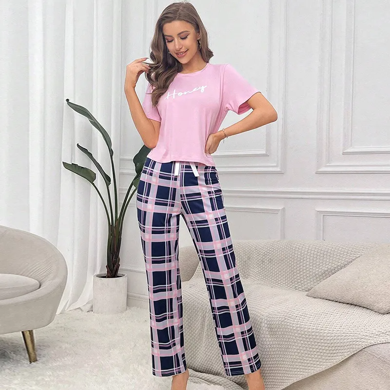 Printed 2-Piece Pajamas for Women