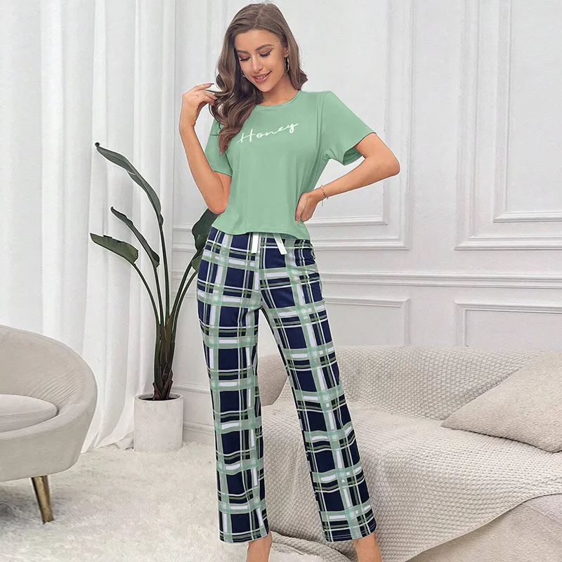 Printed 2-Piece Pajamas for Women