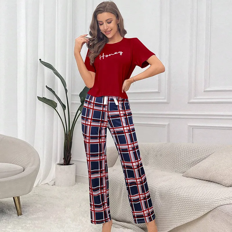 Printed 2-Piece Pajamas for Women