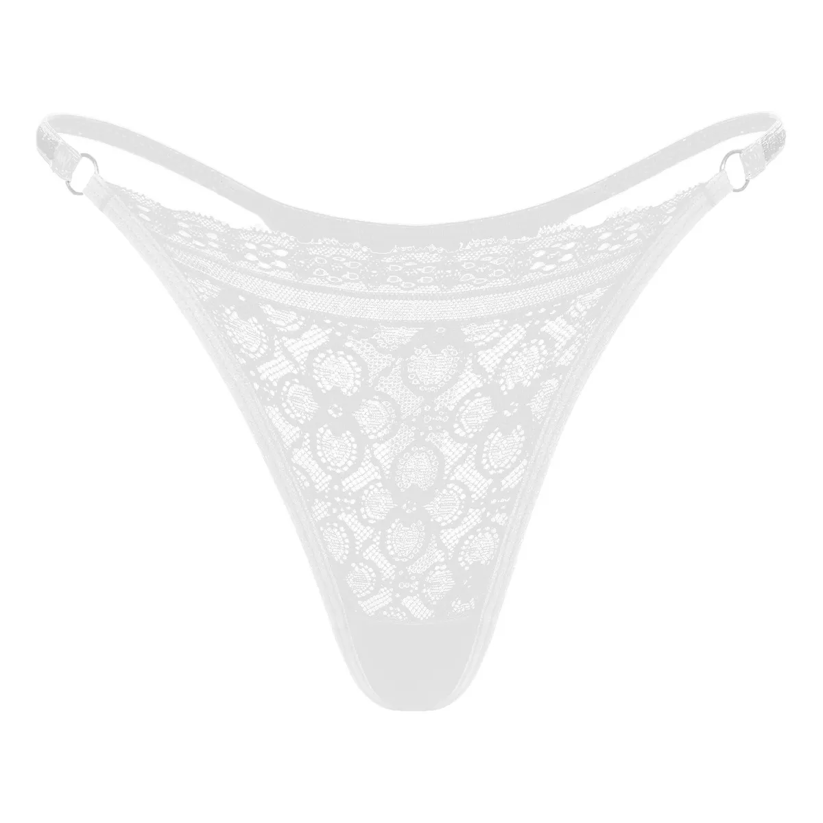 Sexy Lace Stitching Low Waist Thong Women