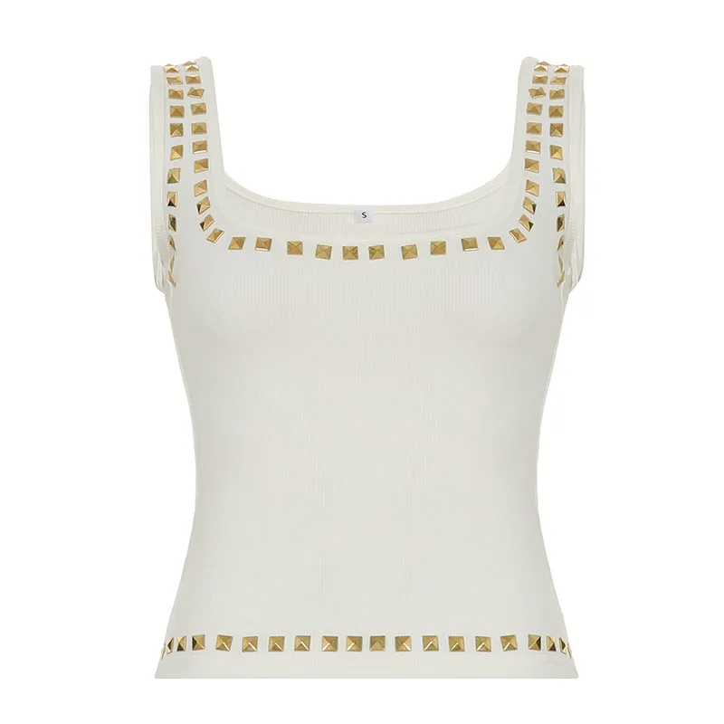 Summer Rivet Tank Top for Women