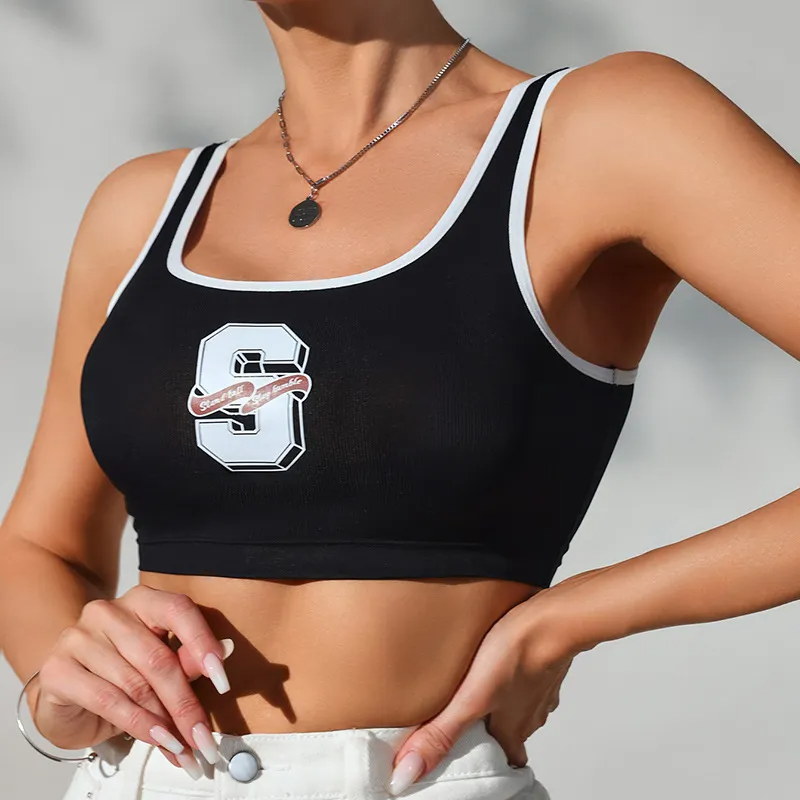 Wholesale Women Sports Breathable Sexy Casual Comfortable Outer Wearing Crop Camis