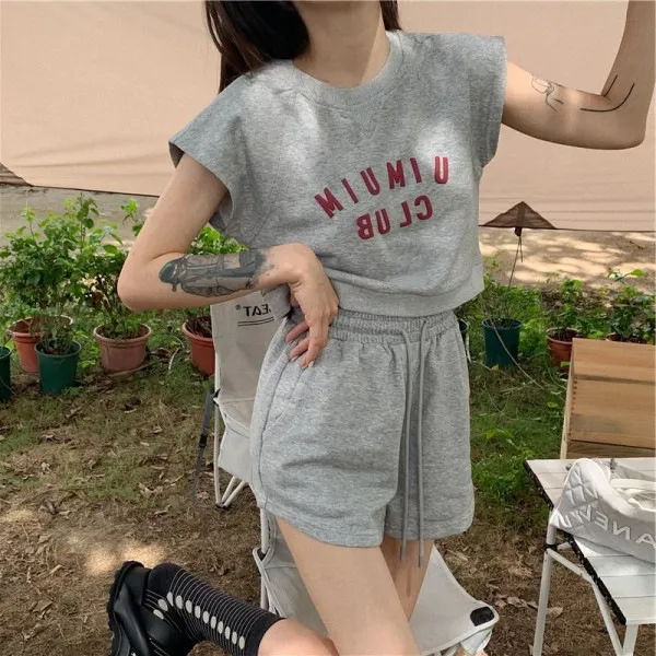 Wholesale Women’s Summer T-Shirt & Shorts Set | Sportswear