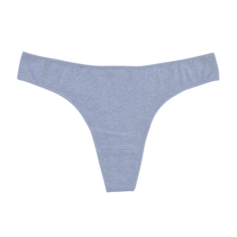 Sexy Solid Color Breathable Thong Women