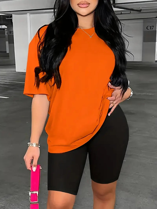 Women's Printed Drop Shoulder T-Shirt | Graphic Tee