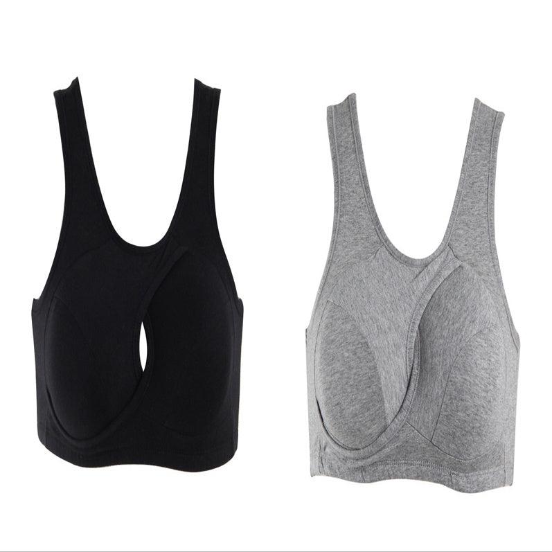 Women's Wireless Thin Gathered Vest Sports Breathable Beauty Back MultyPros