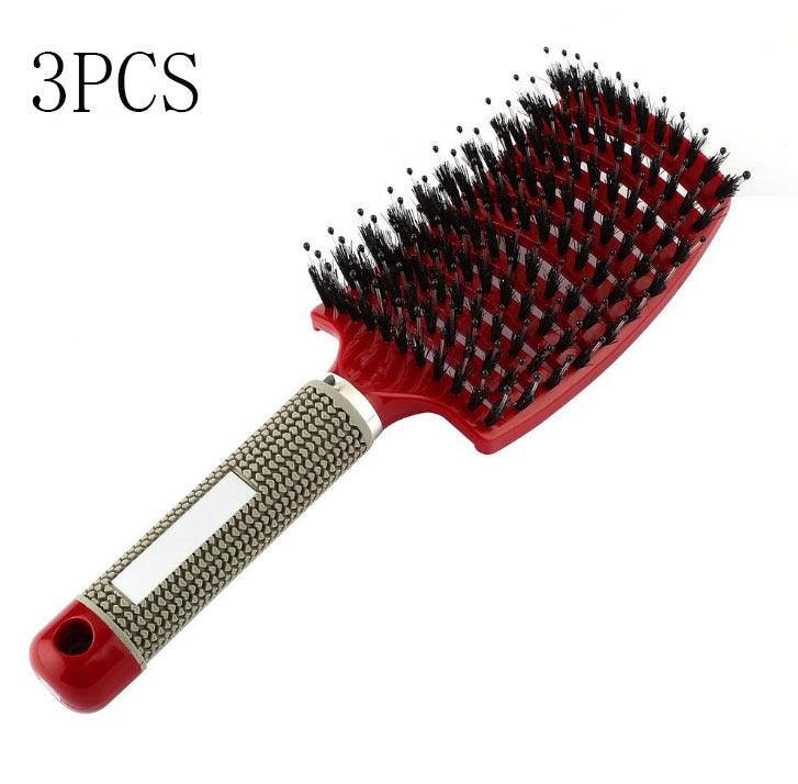 Hairbrush Anti Klit Brushy Haarborstel Women Detangler Hair Brush Bristle Nylon Scalp Massage  Teaser Hair Brush Comb MultyPros