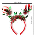 Christmas Headband Decoration Deer Horn Bell