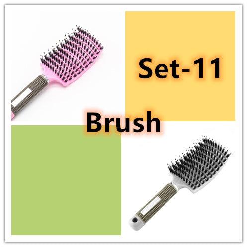 Hairbrush Anti Klit Brushy Haarborstel Women Detangler Hair Brush Bristle Nylon Scalp Massage  Teaser Hair Brush Comb MultyPros