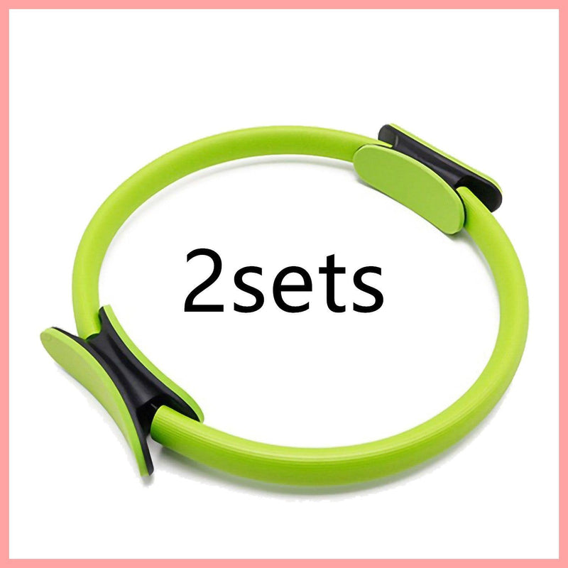 Yoga Fitness Pilates Ring Women Girls Circle Magic Dual Exercise Home Gym Workout Sports Lose Weight Body Resistance MultyPros