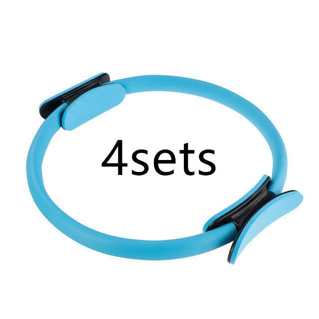 Yoga Fitness Pilates Ring Women Girls Circle Magic Dual Exercise Home Gym Workout Sports Lose Weight Body Resistance MultyPros