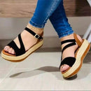 Platform Sandals Hollow Buckle Women's Shoes MultyPros