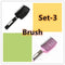 Hairbrush Anti Klit Brushy Haarborstel Women Detangler Hair Brush Bristle Nylon Scalp Massage  Teaser Hair Brush Comb MultyPros