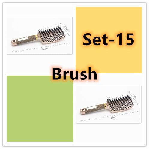 Hairbrush Anti Klit Brushy Haarborstel Women Detangler Hair Brush Bristle Nylon Scalp Massage  Teaser Hair Brush Comb MultyPros