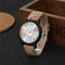 Casual Vintage Leather Women Quartz Wrist Watch Gift Clock