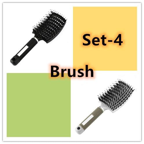 Hairbrush Anti Klit Brushy Haarborstel Women Detangler Hair Brush Bristle Nylon Scalp Massage  Teaser Hair Brush Comb MultyPros