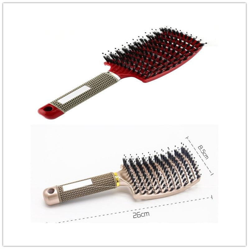 Hairbrush Anti Klit Brushy Haarborstel Women Detangler Hair Brush Bristle Nylon Scalp Massage  Teaser Hair Brush Comb MultyPros