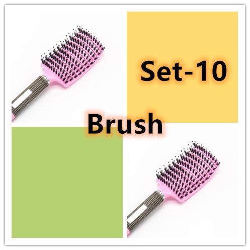 Hairbrush Anti Klit Brushy Haarborstel Women Detangler Hair Brush Bristle Nylon Scalp Massage  Teaser Hair Brush Comb MultyPros