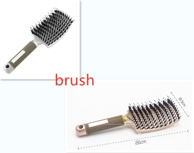 Hairbrush Anti Klit Brushy Haarborstel Women Detangler Hair Brush Bristle Nylon Scalp Massage  Teaser Hair Brush Comb MultyPros