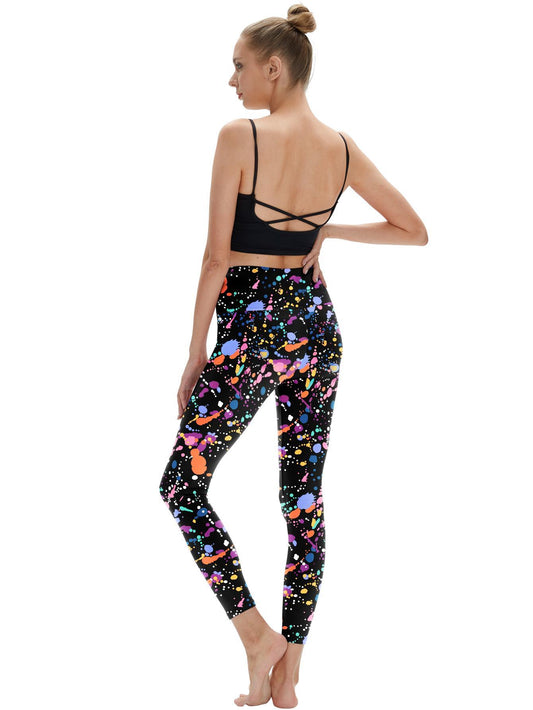 Tummy-control high waist yoga pants with pockets