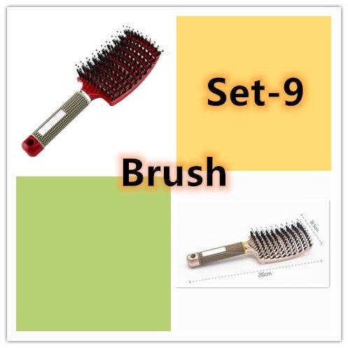 Hairbrush Anti Klit Brushy Haarborstel Women Detangler Hair Brush Bristle Nylon Scalp Massage  Teaser Hair Brush Comb MultyPros