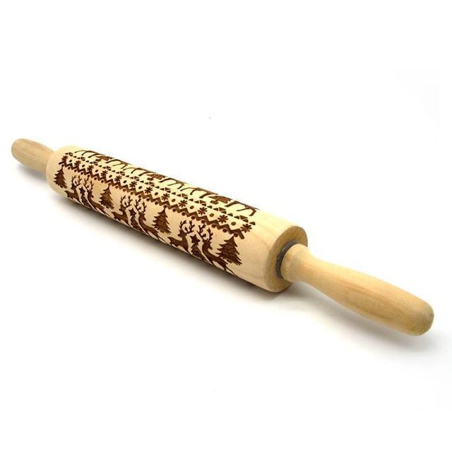 Rolling Pin Christmas Embossing