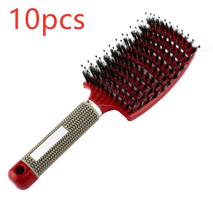 Hairbrush Anti Klit Brushy Haarborstel Women Detangler Hair Brush Bristle Nylon Scalp Massage  Teaser Hair Brush Comb MultyPros