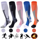 Compression Socks For Men&Women Best Graduated Athletic Fit For Running Flight Travel Boost Stamina Circulation&Recovery Socks MultyPros