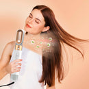 Hair Dryer Brush, Hot Air Brush, 5 In 1 Blow Dryer Brush For Drying Straightening Curling Volumizing Multi Hair Style, White Gold MultyPros