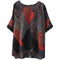 Women's Stylish Loose Round Neck Printed Short-sleeved T-shirt Top MultyPros