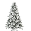 6FT PE&PVC Flocked Christmas Tree