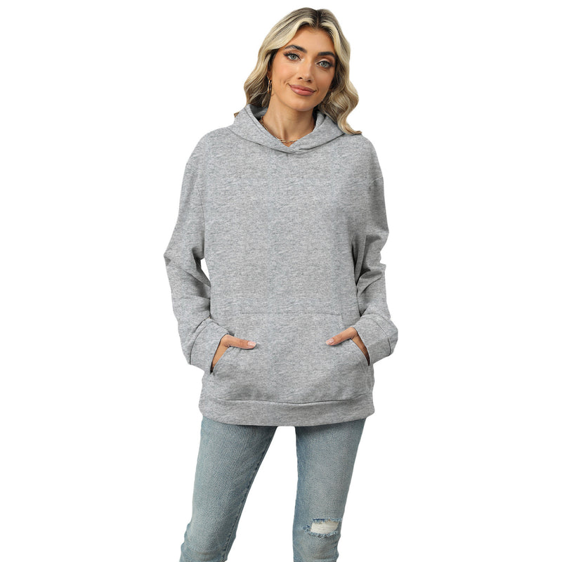 Casual Hooded Pocket Sweatshirt Women