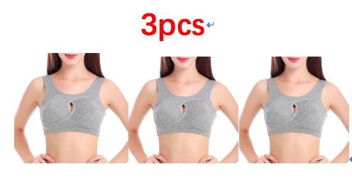 Cotton Anti-expansion Anti-Sag Gathering Adjustment Sports Bra MultyPros