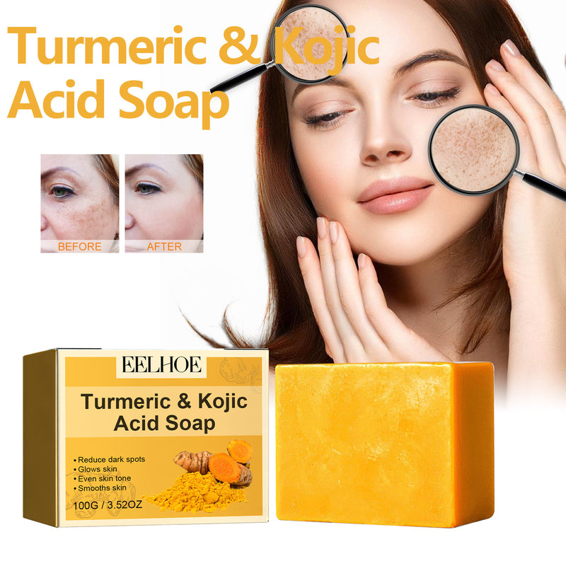 Kojic Acid Dark Spot Remover Soap – Vitamin C & Collagen Blend