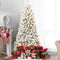 5ft Pre-lit Flocked Christmas Tree - Eco-Friendly & Fireproof