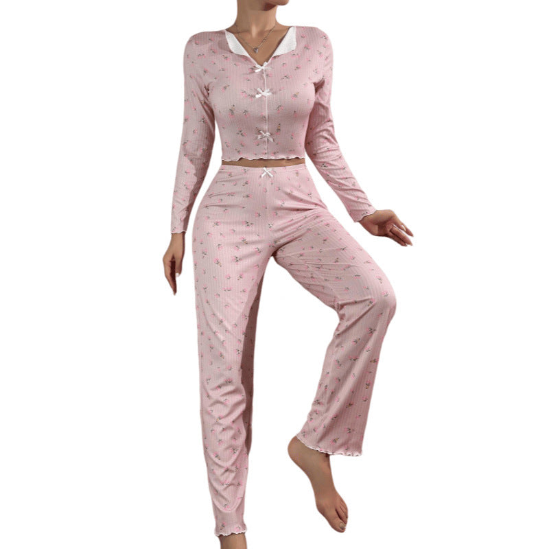 Women’s Printed Loungewear Set | Casual Two-Piece Outfit