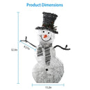 LED Christmas Snowman Decoration Light Collapsible Battery Operated