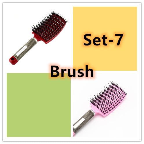 Hairbrush Anti Klit Brushy Haarborstel Women Detangler Hair Brush Bristle Nylon Scalp Massage  Teaser Hair Brush Comb MultyPros