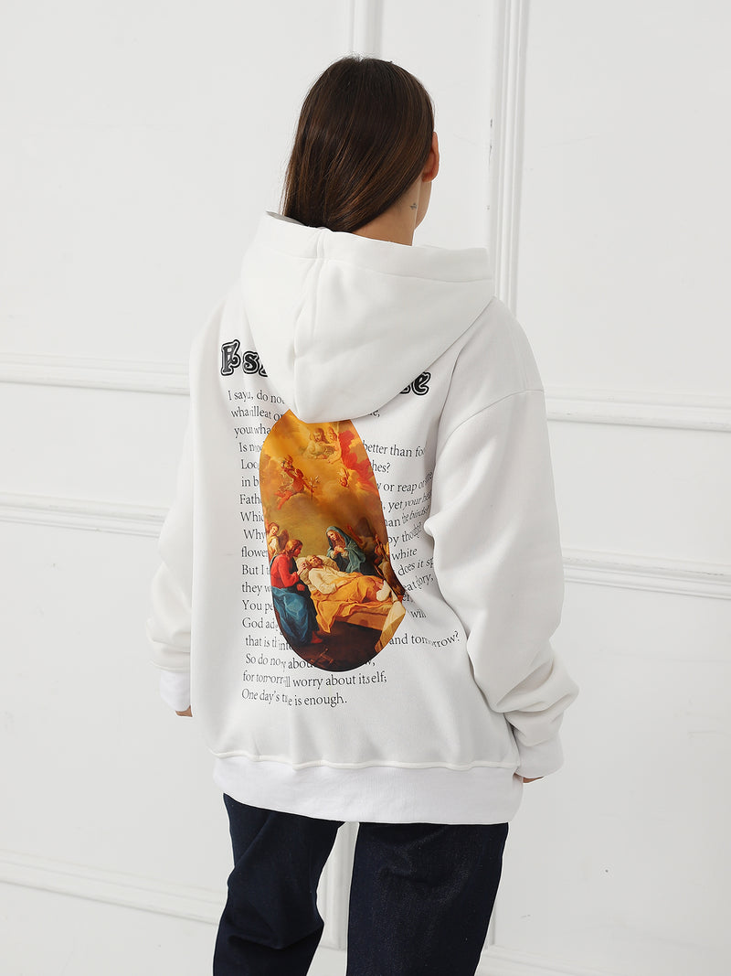 Women's Fashionable Casual Printed Long Sleeved Sweatshirt