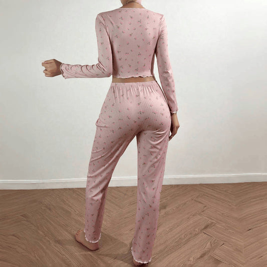 Women’s Printed Loungewear Set | Casual Two-Piece Outfit